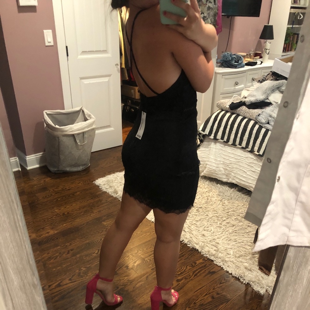 Lace Key Hole Mini Dress US SIZE 8 & 10